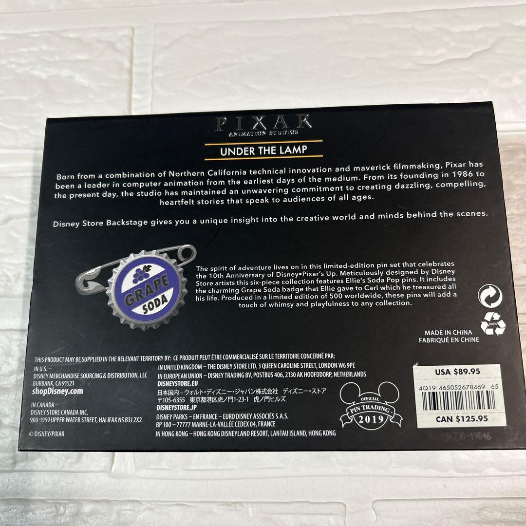 カールじいさんの空飛ぶ家　ピンバッチ　アメリカ限定　ピクサー　レア