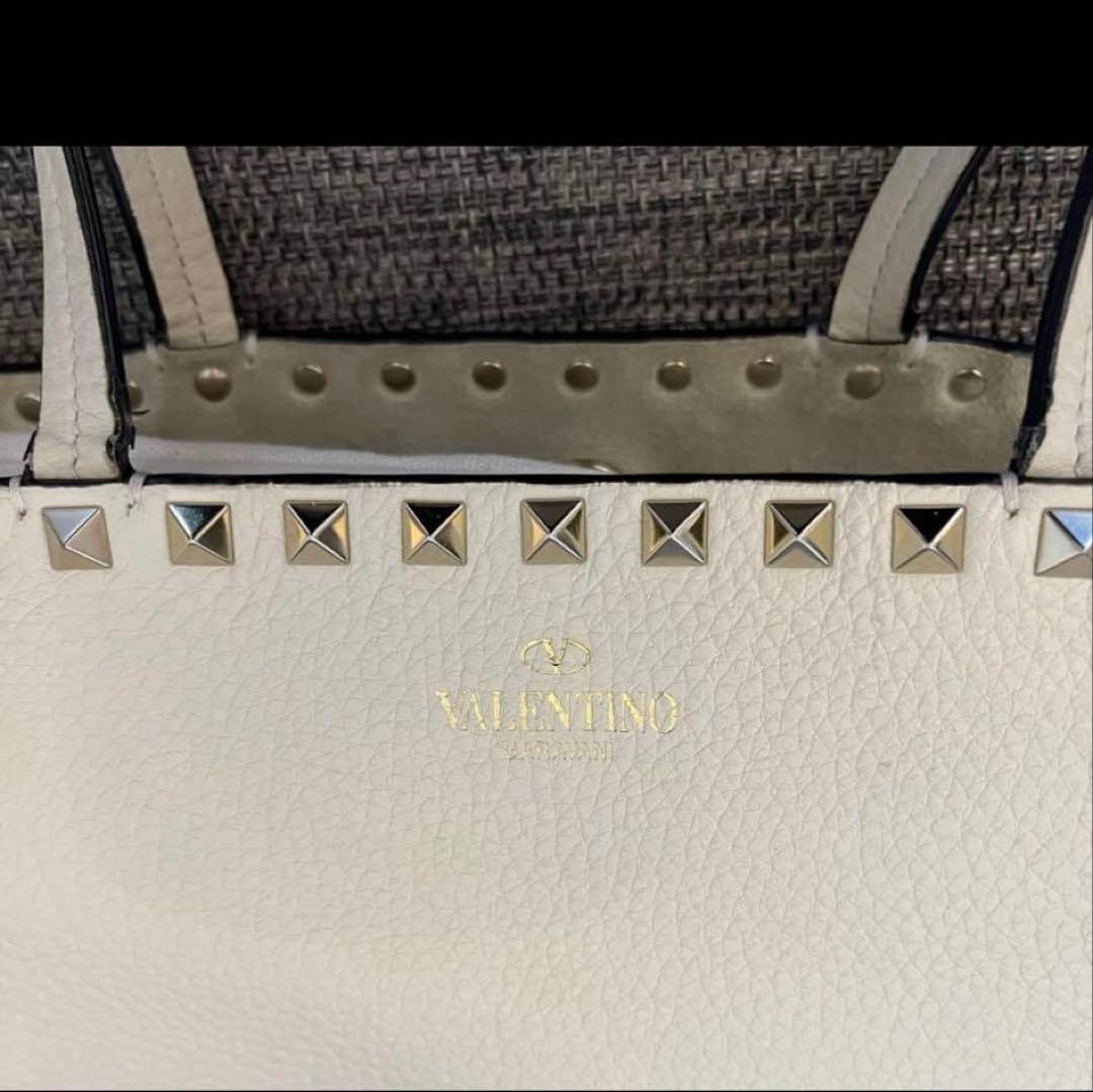 最後値下げ　VALENTINO GARAVANI ホワイトトートバッグ