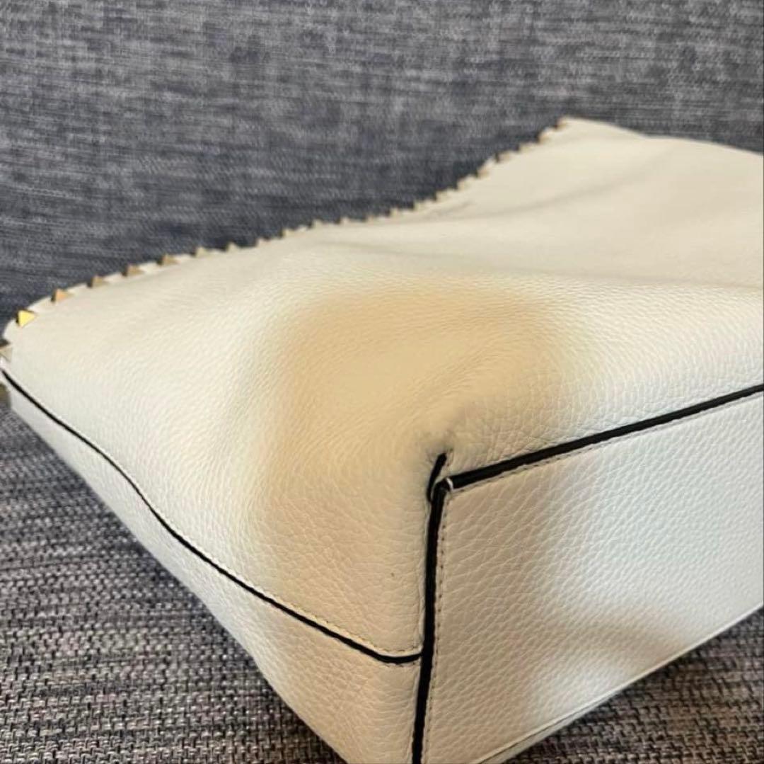 最後値下げ　VALENTINO GARAVANI ホワイトトートバッグ