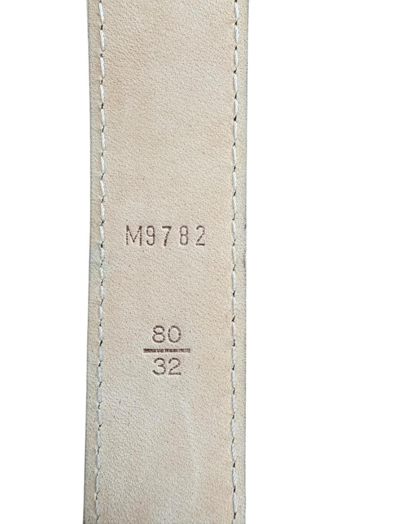 Y様用【正規品】ルイヴィトン ダミエ アズール ベルト 80/32 ゴールド金具