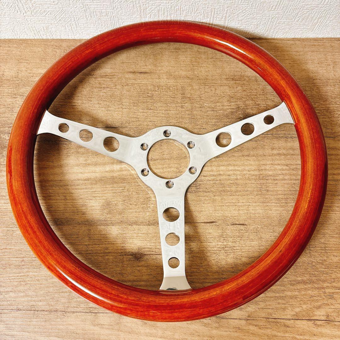 ウッドハンドル　ウッドステアリング　38cm ハンドル　ステアリング　お洒落