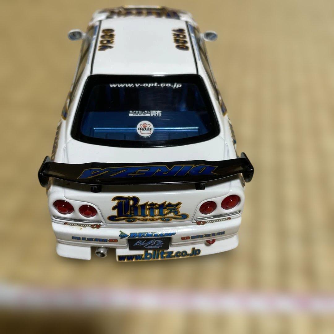 D1グランプリ　ブリッツスカイラインER34 ミニカー　　1/24 のむけん