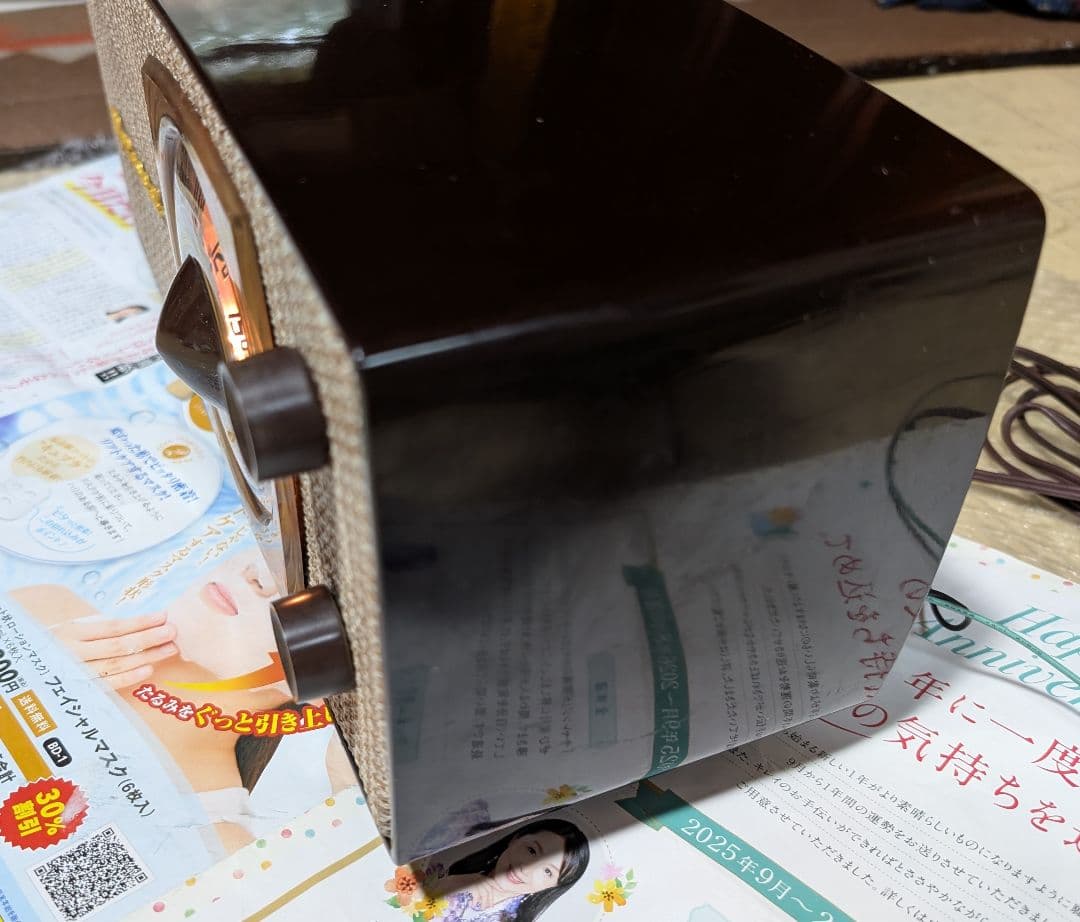 ナショナル　昭和レトロ真空管ラジオ　DX-370　bluetooth+トランス付