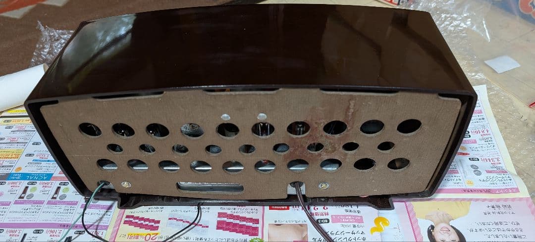 ナショナル　昭和レトロ真空管ラジオ　DX-370　bluetooth+トランス付