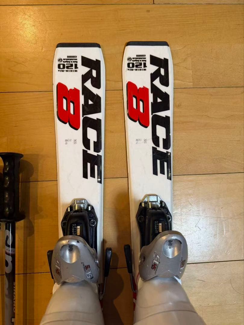 ATOMIC スキー板 セットキッズ ジュニア 120cm ブーツ21.5センチ