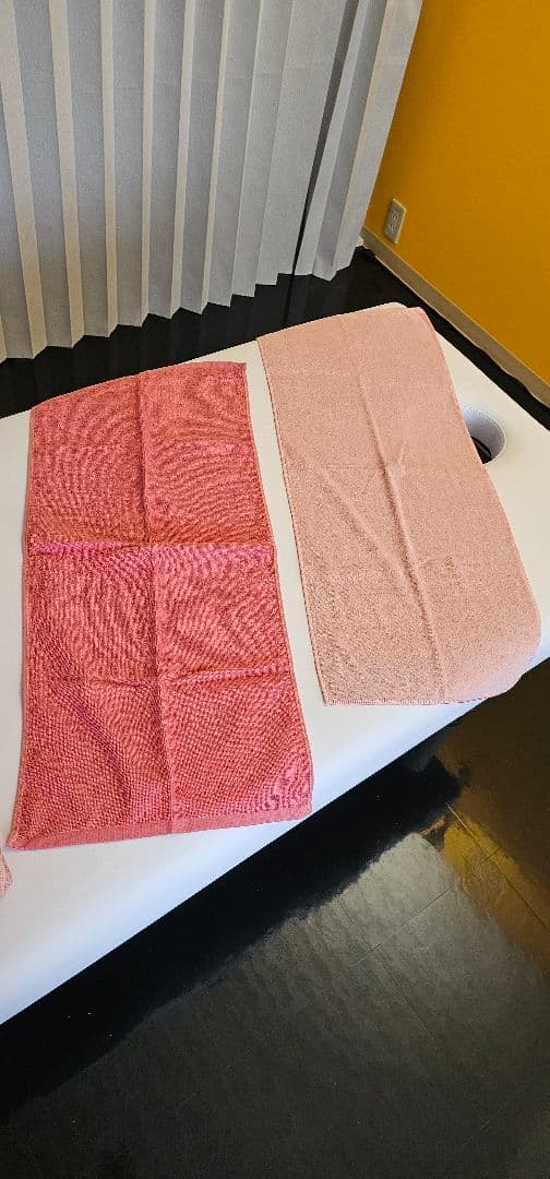 ピンクのタオルセット