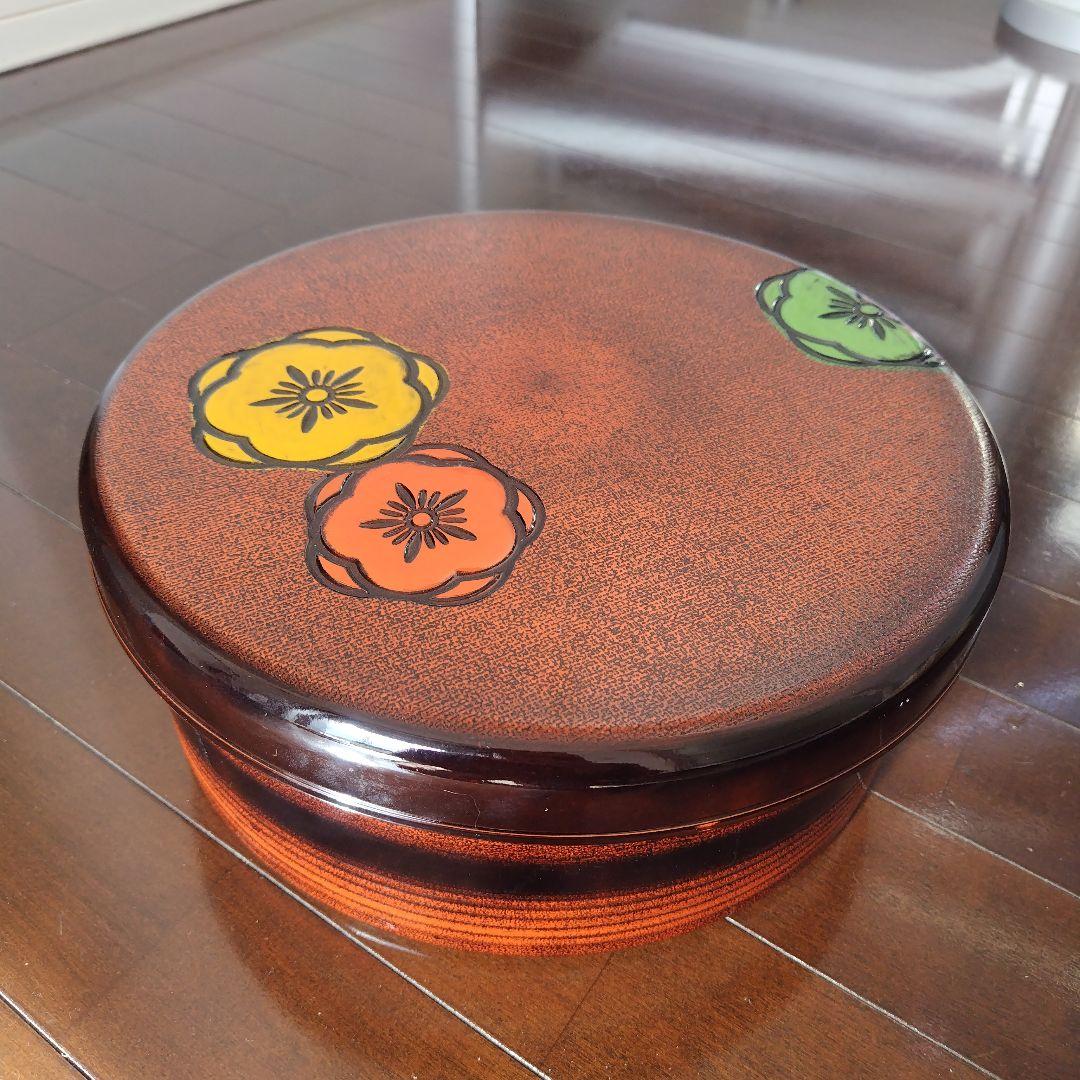 未使用極美品！昭和レトロ当時物 茶櫃 茶ひつ 木製