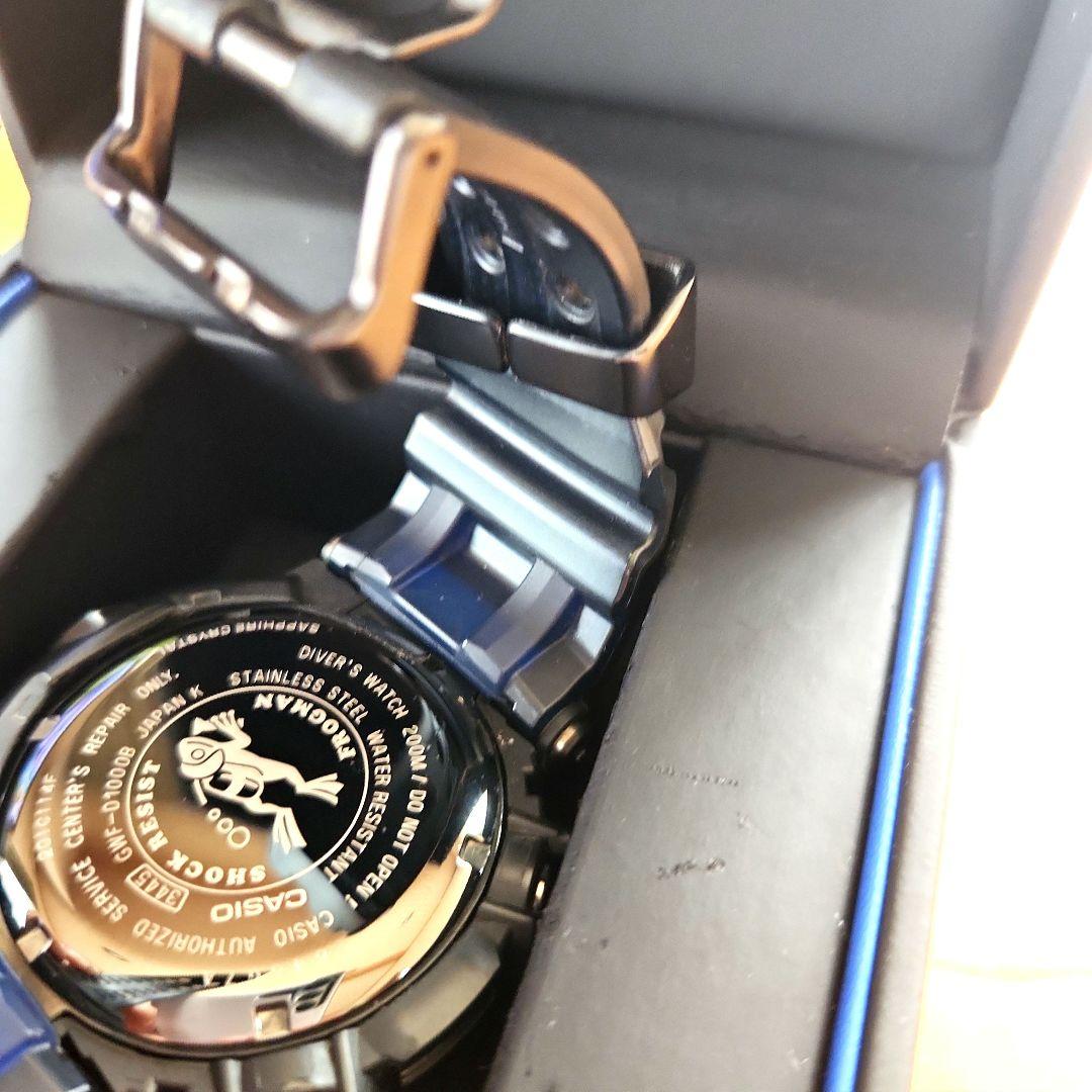 カシオG-SHOCK電波ソーラーフロッグマンD-1000B-1JF美品