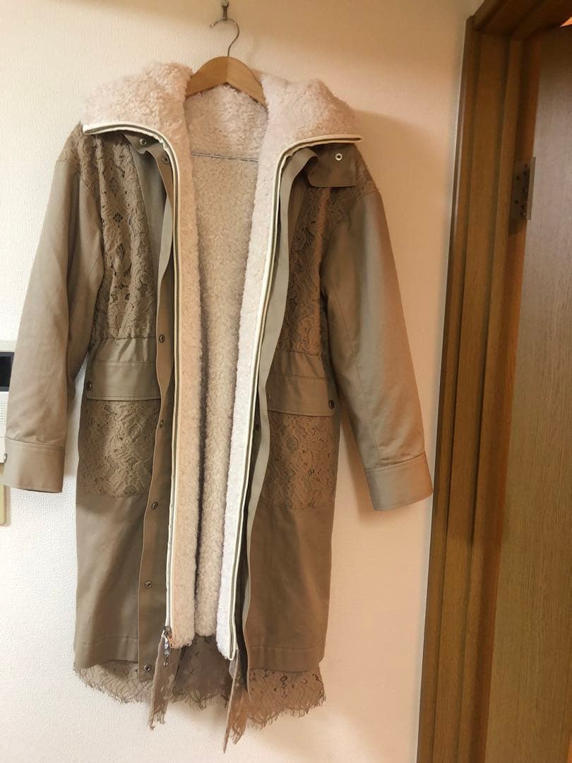 ノンモッズウールコート　⭕️値下げ中⭕️ボアライナー付3way美品