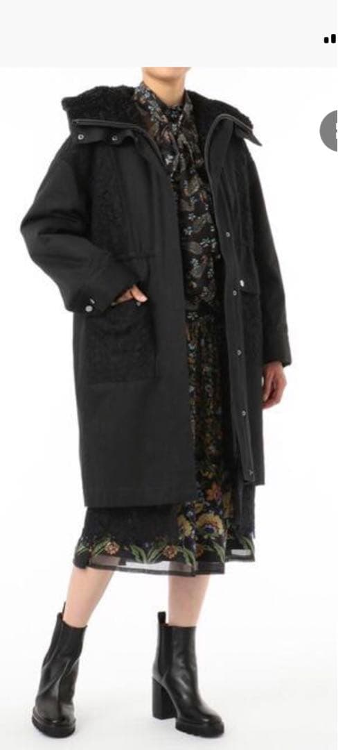 ノンモッズウールコート　⭕️値下げ中⭕️ボアライナー付3way美品