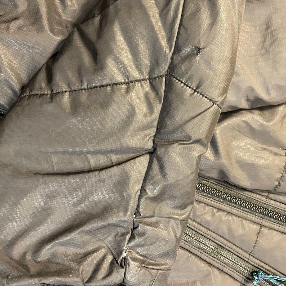00s Patagonia パフジャケット ブラック L フード付き 2002年