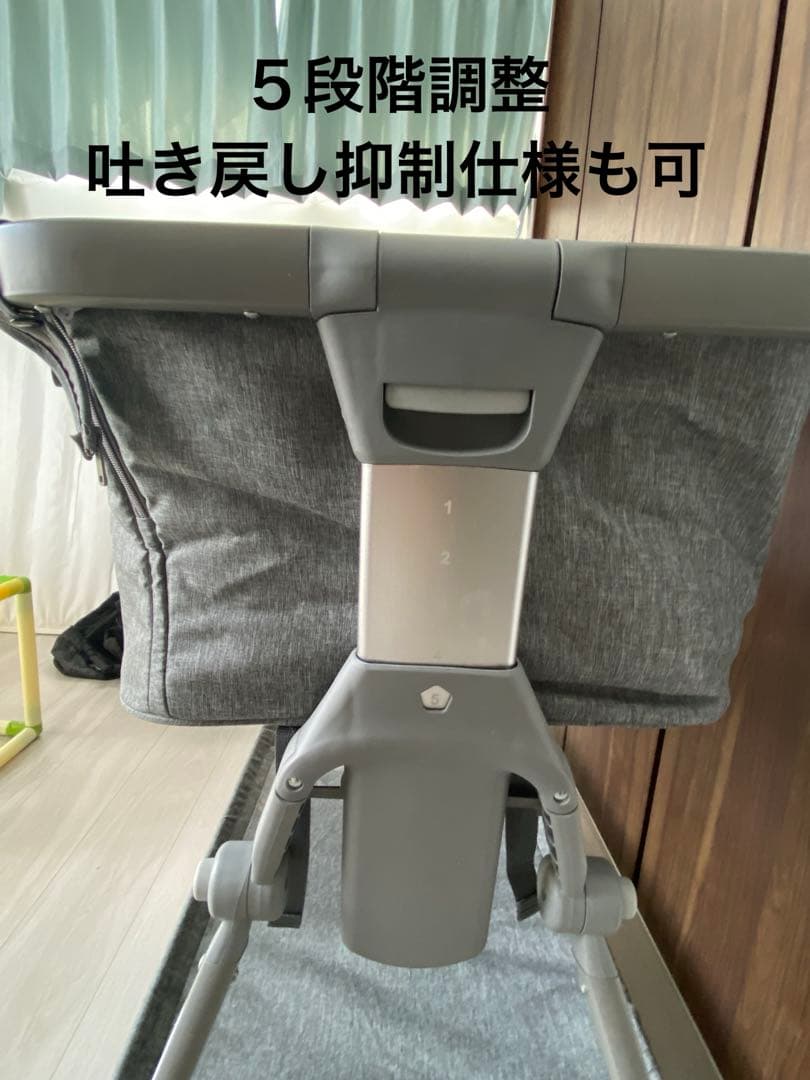 【新品同様•美品】ベビーベッド　折りたたみ　ワゴン　組立不要