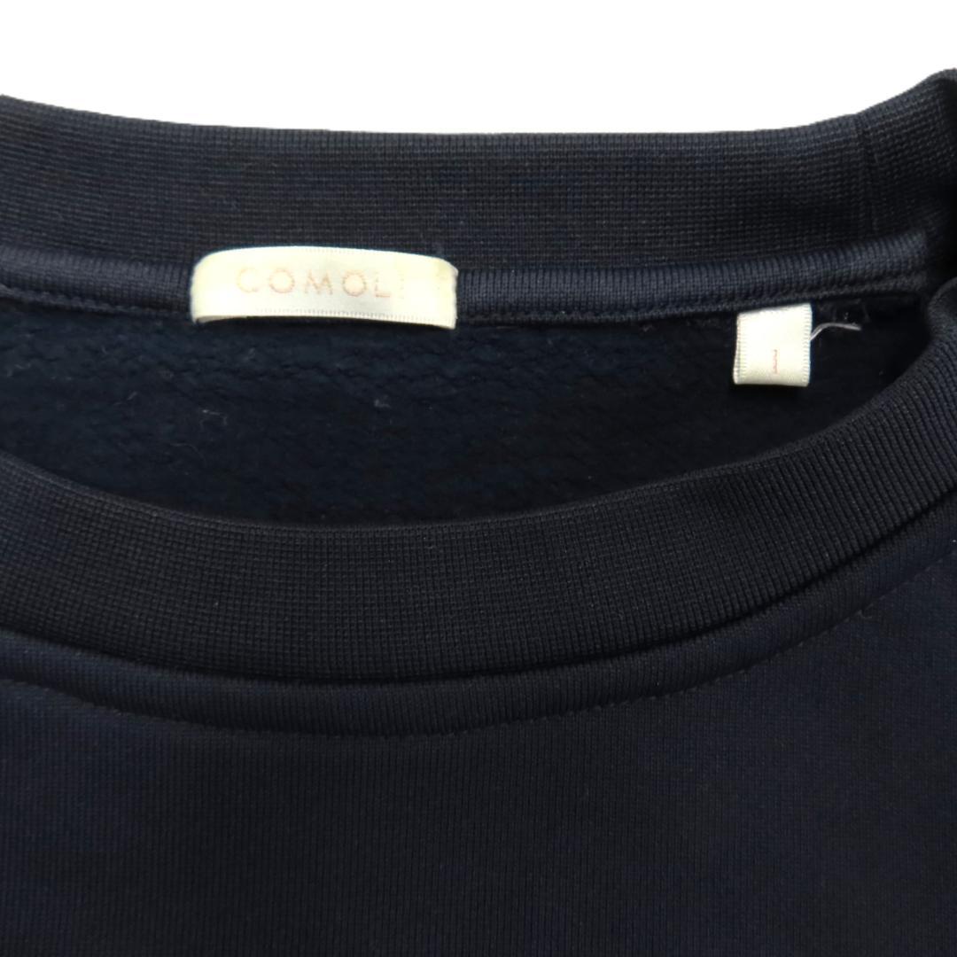美品 COMOLI ストレッチ 裏起毛 ラグランスリーブ スウェット トレーナー