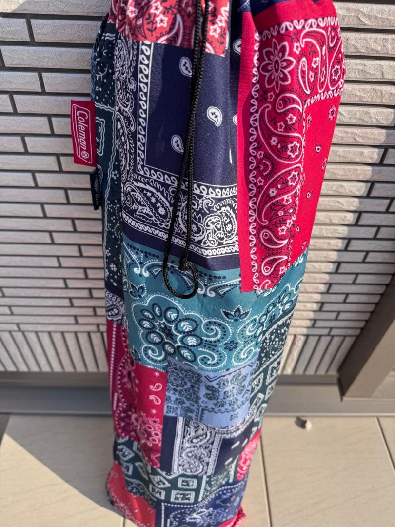 Coleman beams 別注　バンダナ柄 アウトドアチェア