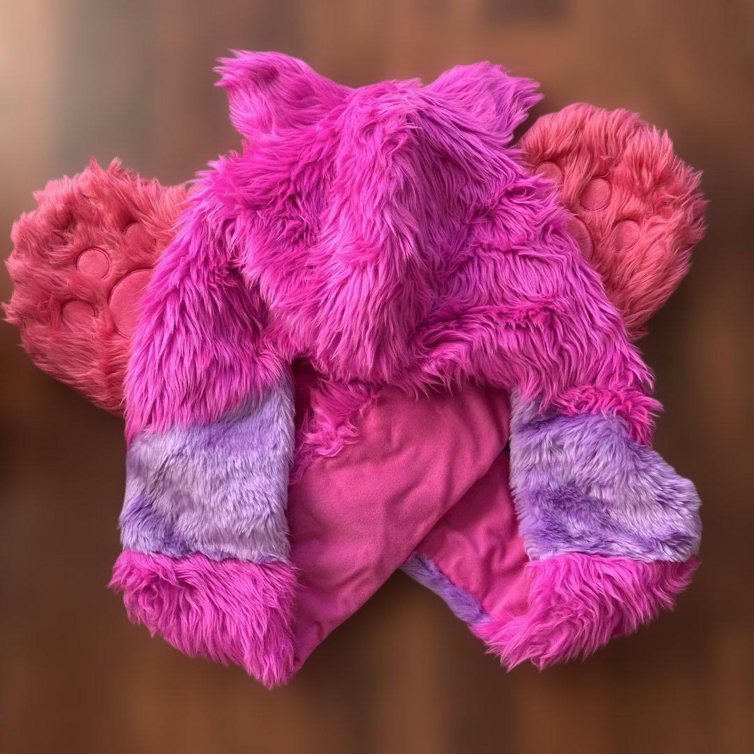 チェシャ猫　マフラーファンキャップ　被り物