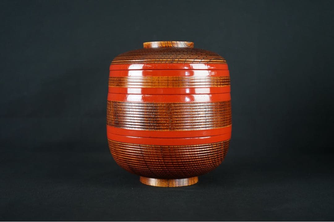 欅 信玄弁当 重箱 木製漆器 箱付