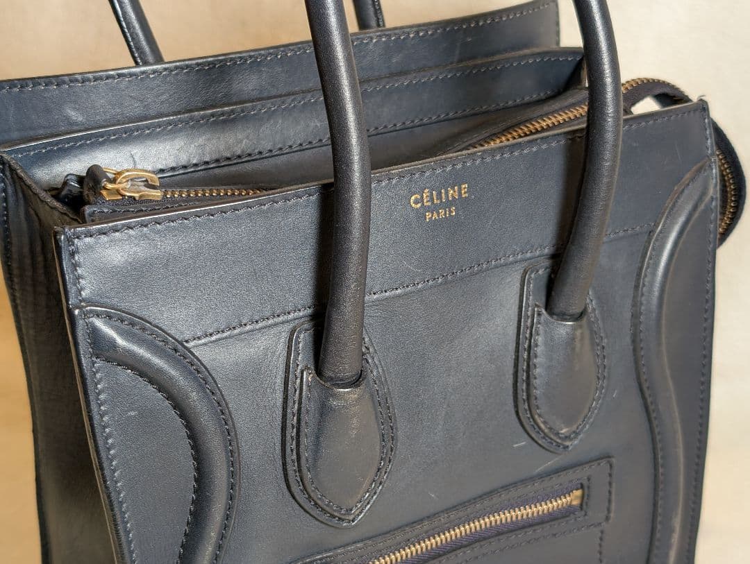 CÉLINE セリーヌ ラゲージ マイクロショッパー ハンドバッグ