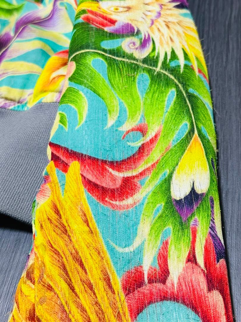 ヨウジヤマモト 08ss 花柄シルクブルゾン