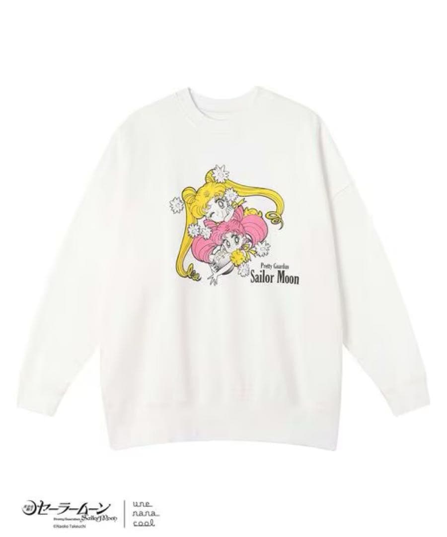 セーラームーン ウンナナクール ルームウェア トップス 白 ちびうさ おまけ