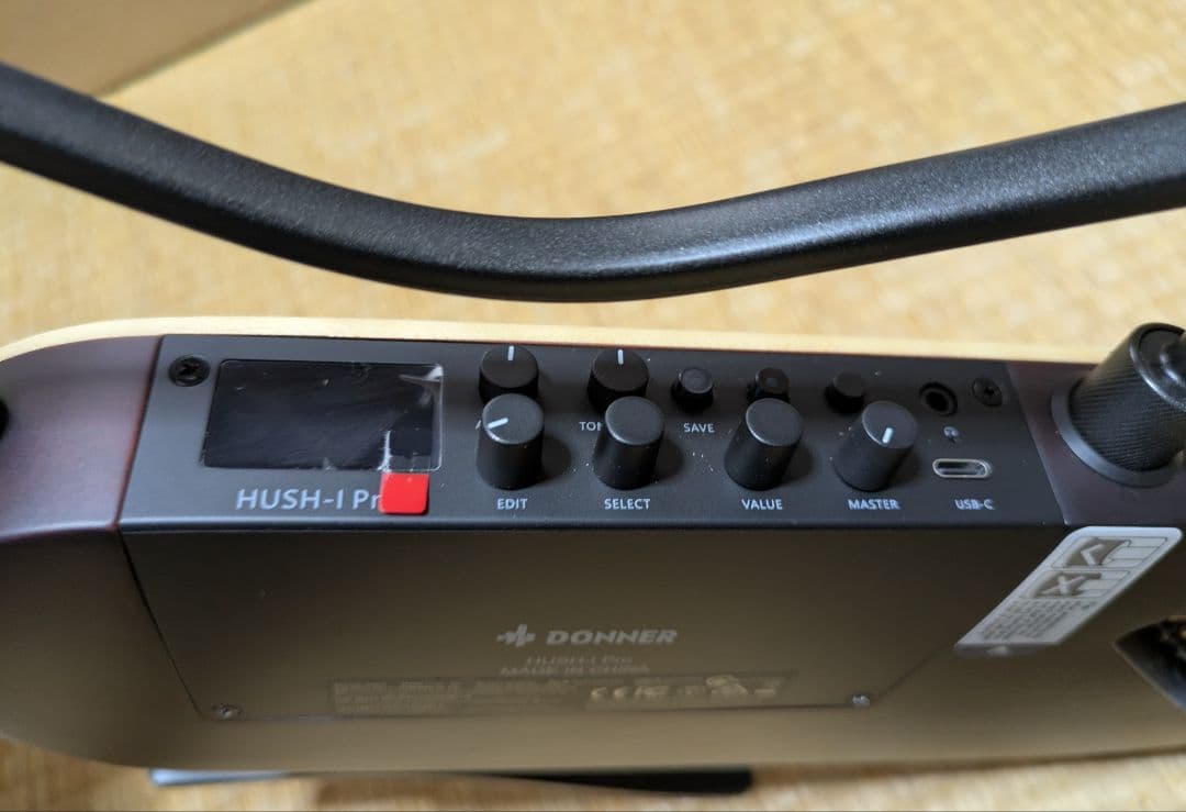 【美品】ドナー Donner HUSH-I PRO メンテナンス済 弦高低！