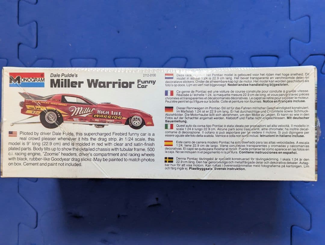 自動車 Miller Warrior Funny Car 1/24 MODEL