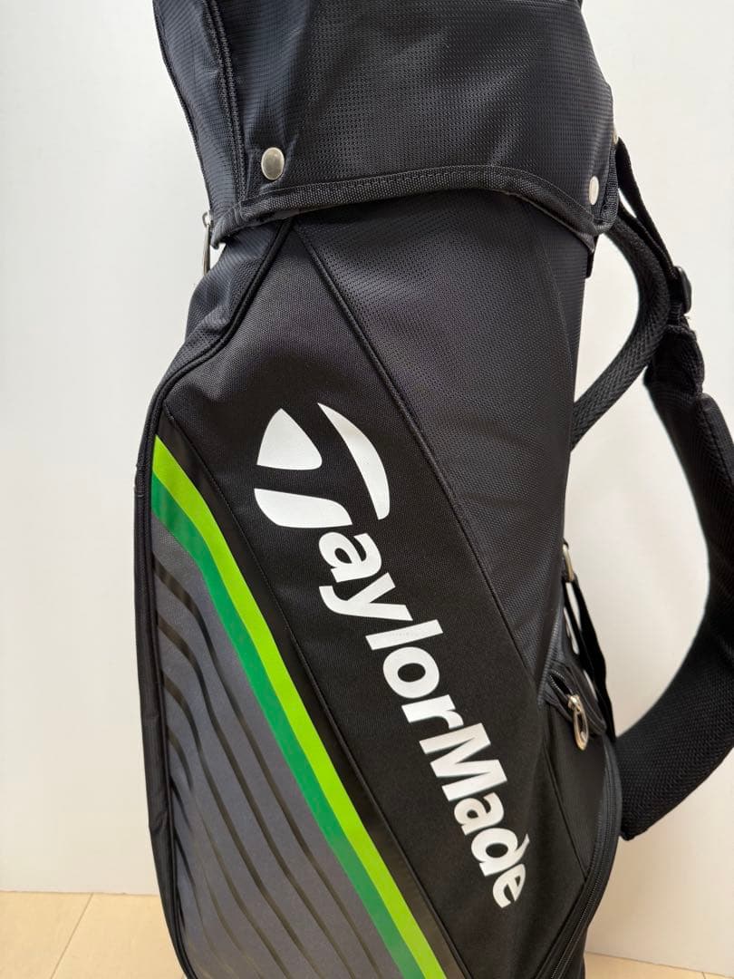 TaylorMade キャディバッグ 黒 ゴルフ テーラーメイド