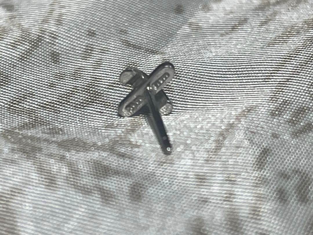 TIFFANYティファニー クロスステッチ ダイヤ ピアス Pt950片耳用