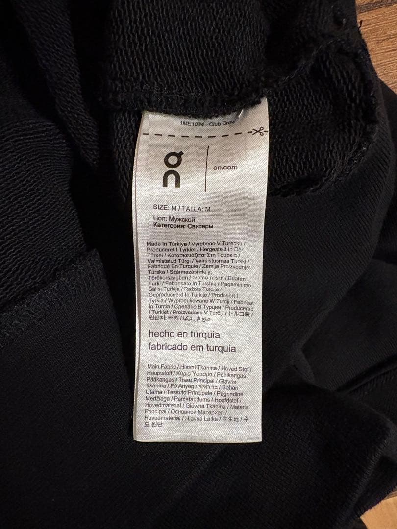 On オンClub Crew スウェット Mサイズ