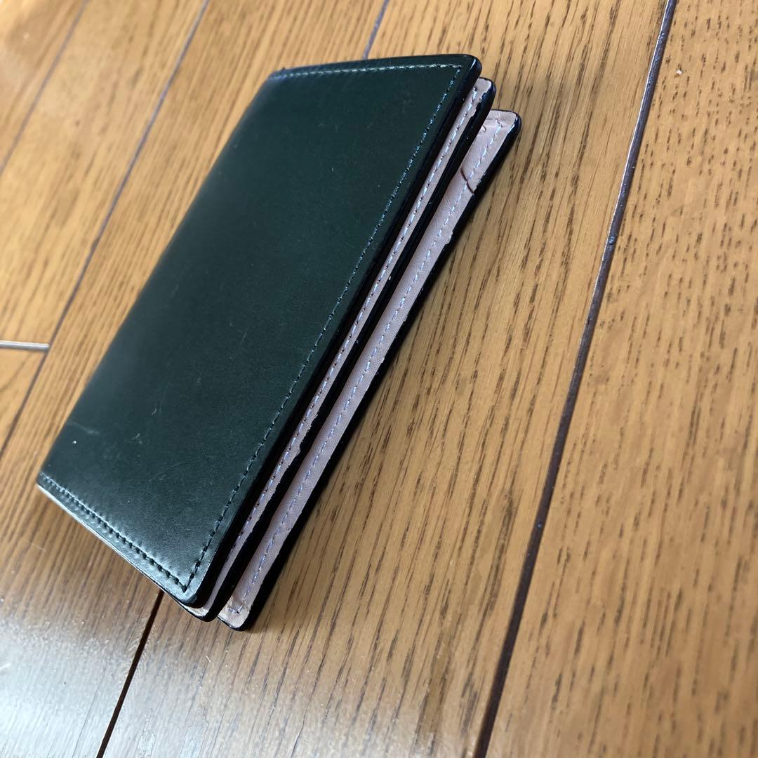 【新品未使用】COCOMEISTER ココマイスター 名刺入れ モスグリーン