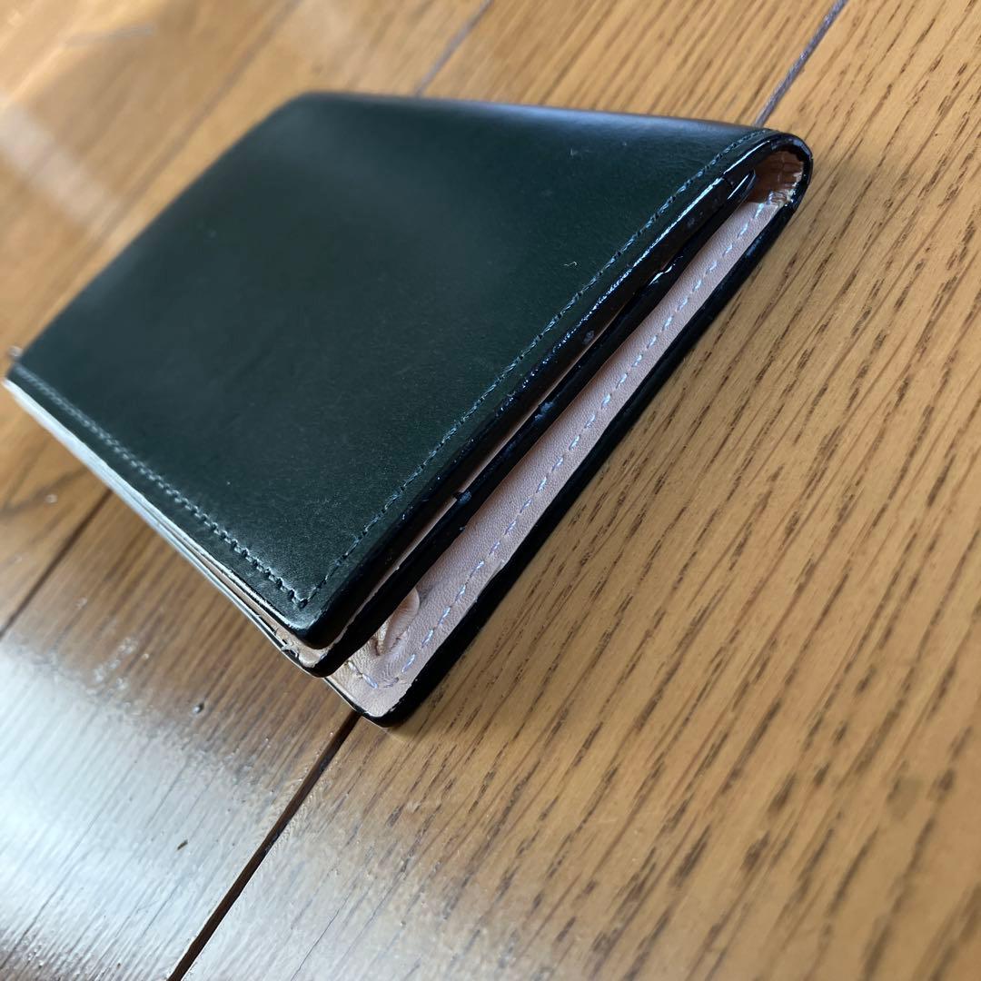 【新品未使用】COCOMEISTER ココマイスター 名刺入れ モスグリーン