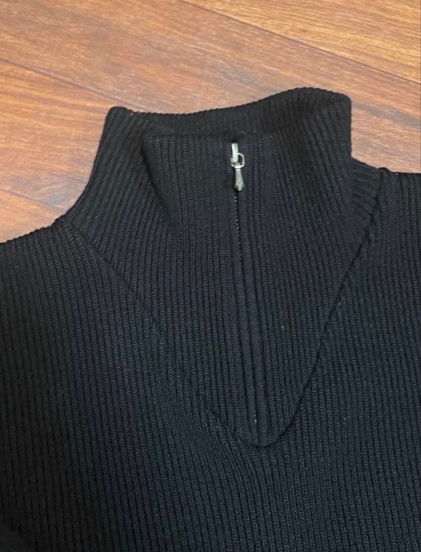 【最終値下げ】agnes b フランス製ハーフジップニット　サイズ2