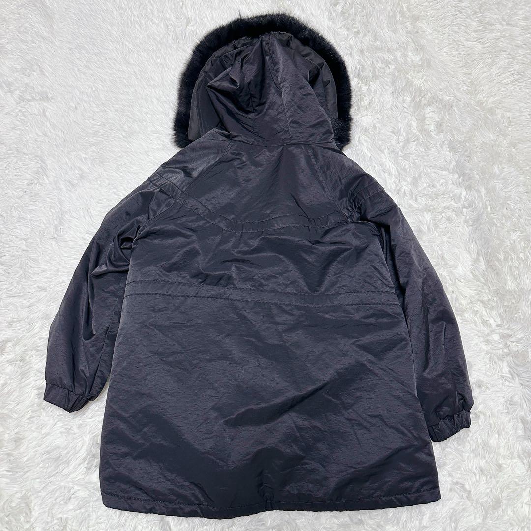 SCOT CLUB スコットクラブ モッズコート アウター ファー ボア 黒