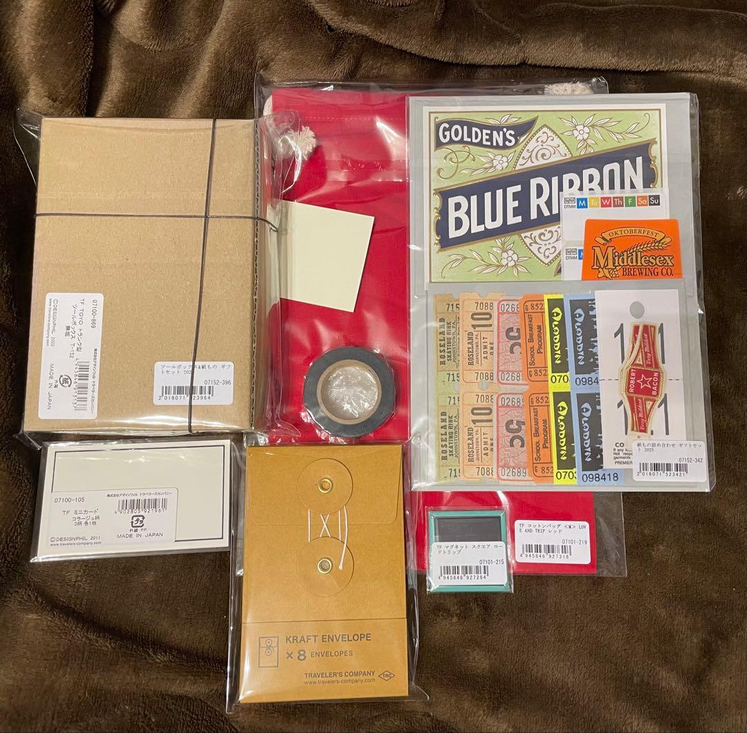 トラベラーズノート バレンタインギフトセット ツールボックス 紙もの マグネット