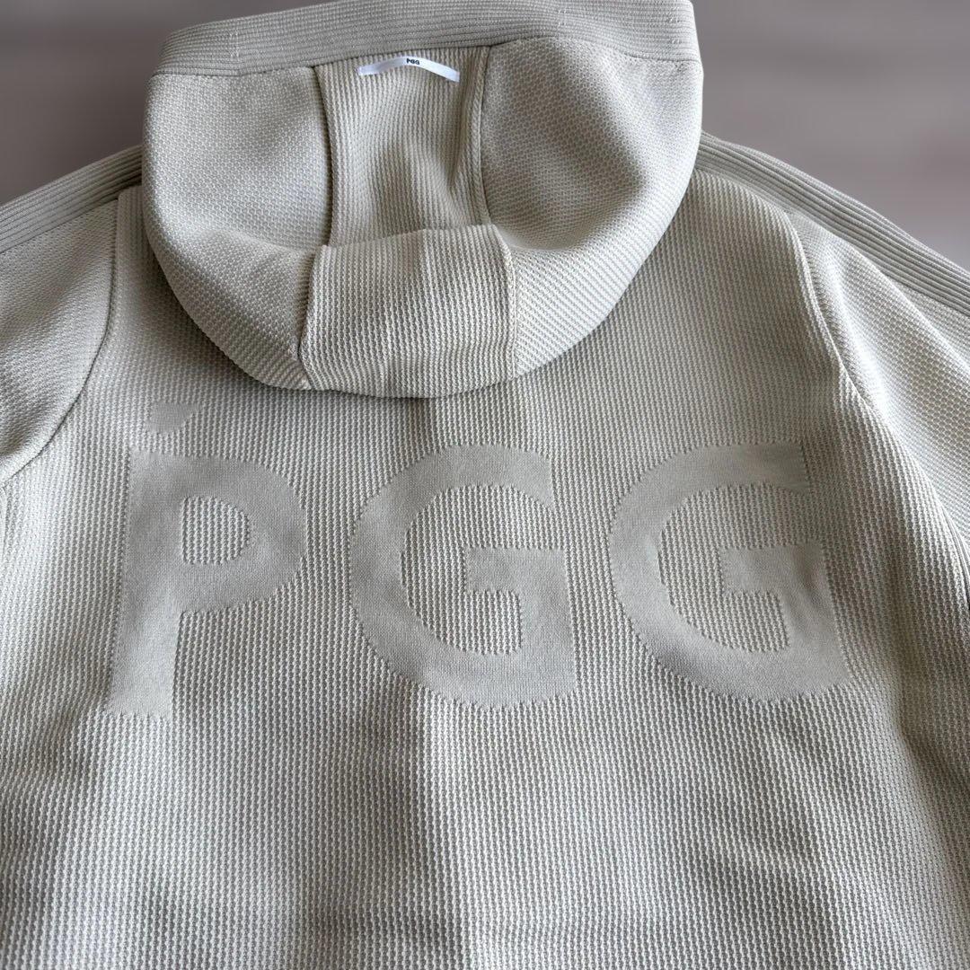 パーリーゲイツBy PGG ベージュ フルジップフードジャケット