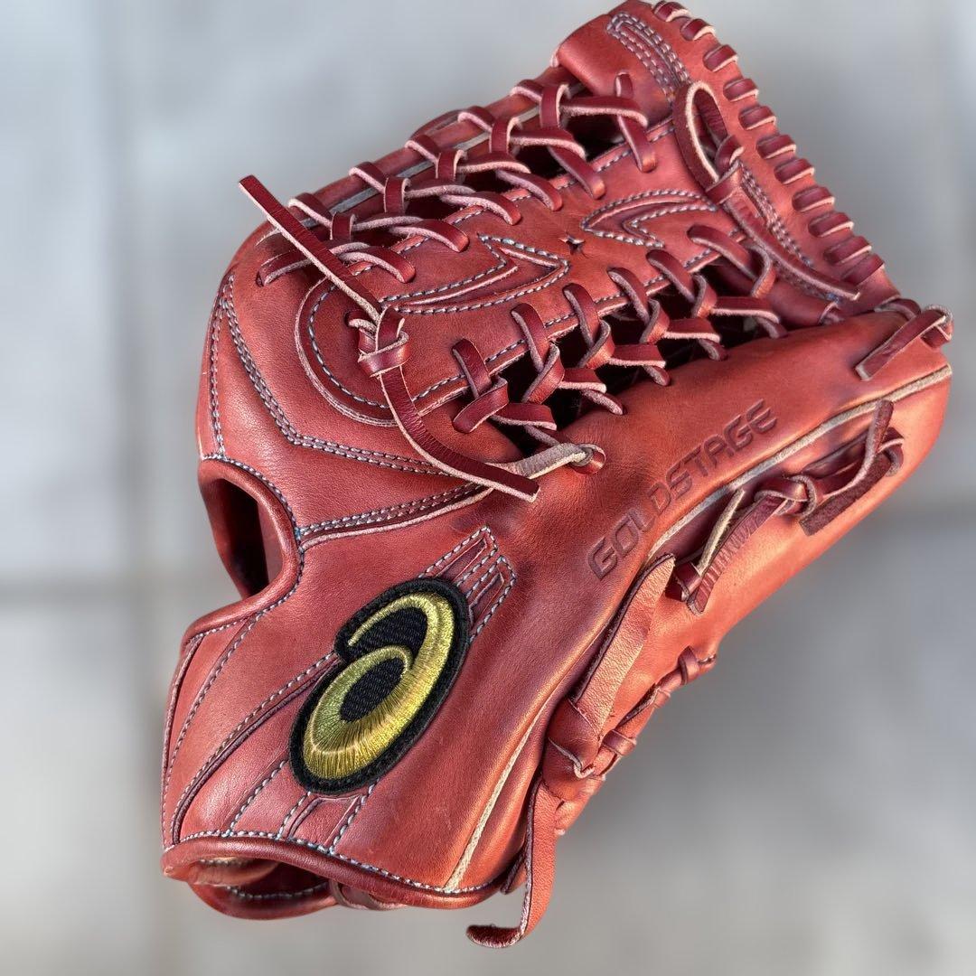 ASICS GOLDSTAGE 軟式 外野用グローブ