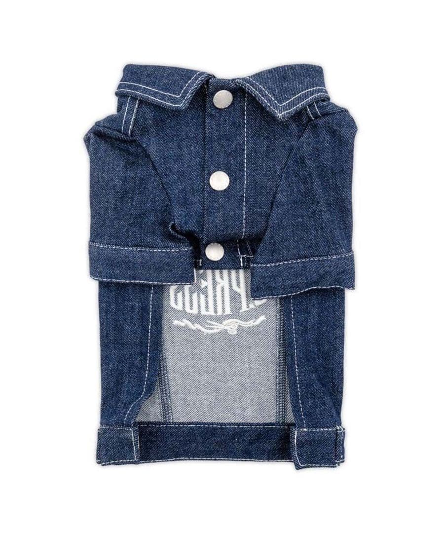 【新品・未使用】 J.PRESS デニムジャケット 小型犬3S