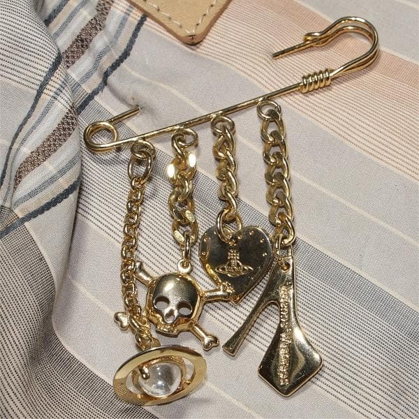 か*ギ様 ヴィヴィアンウエストウッド ハンドバッグ 2way オーブ金具 チェッ