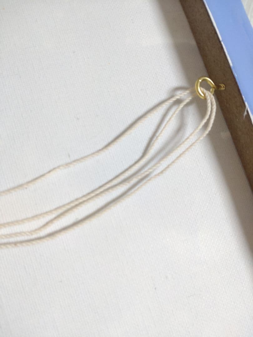 クラゲの油絵【浮遊】作者サイン入り/真作/F3号キャンバス