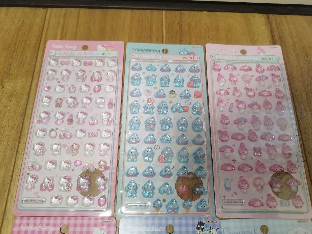 【正規品】ボンボンドロップシール　第２弾　ボンボンドロップミニ　6枚セット