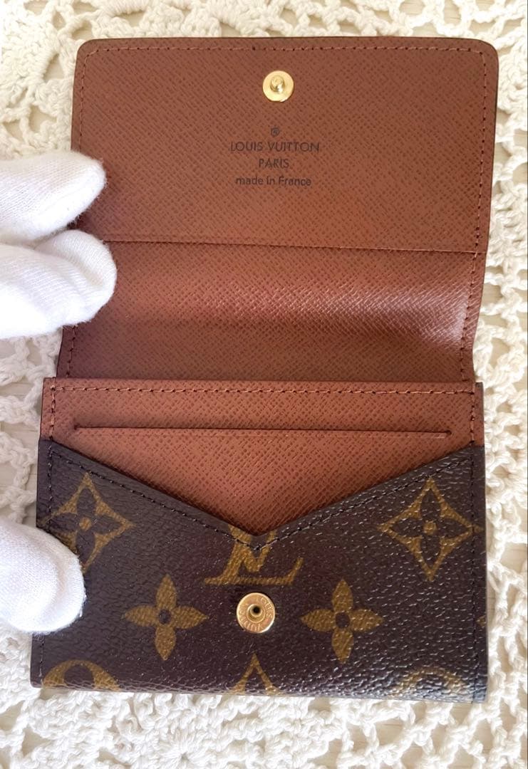 極美品　現行　ルイヴィトン　RFID搭載　アンヴェロップ　カルトドゥヴィジット