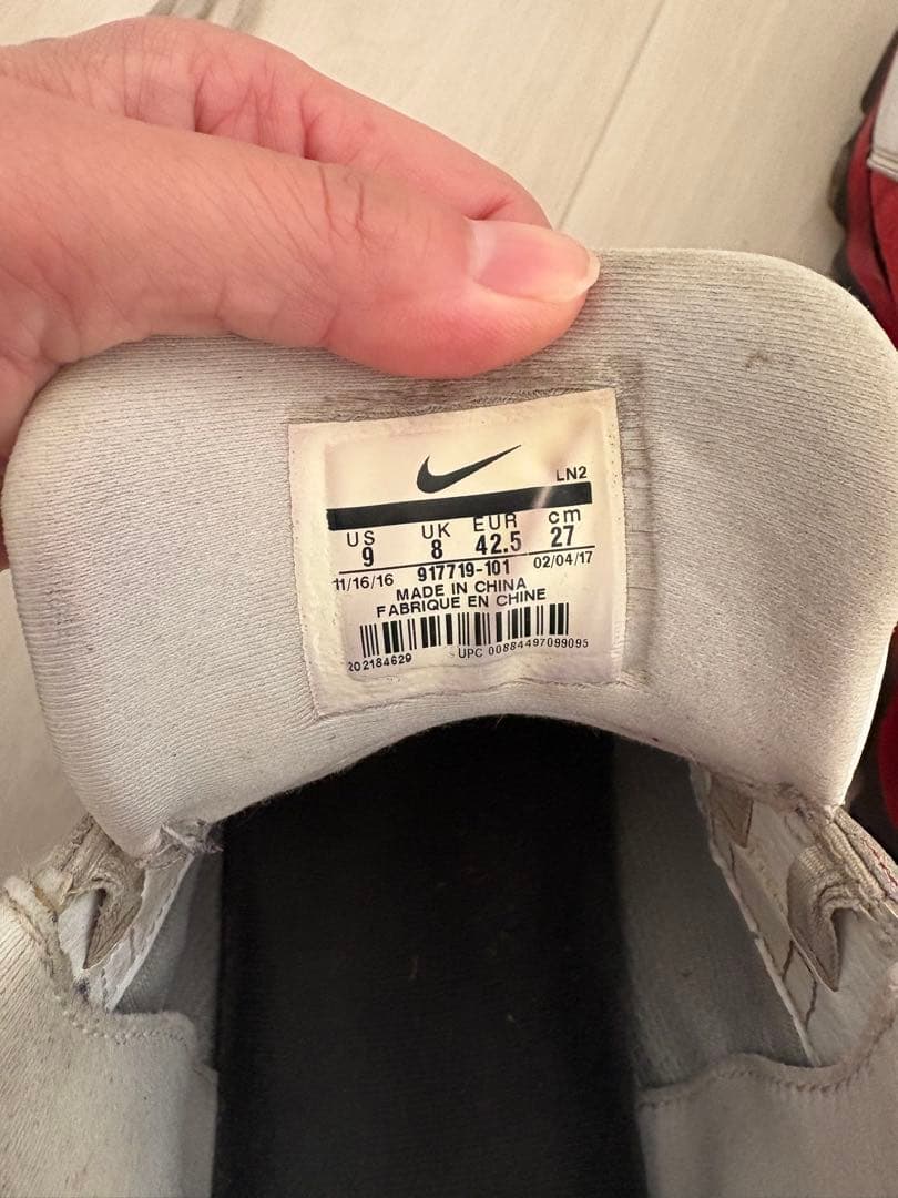 NIKE Air Jordan 13 golf 27.0 ホワイト/レッド