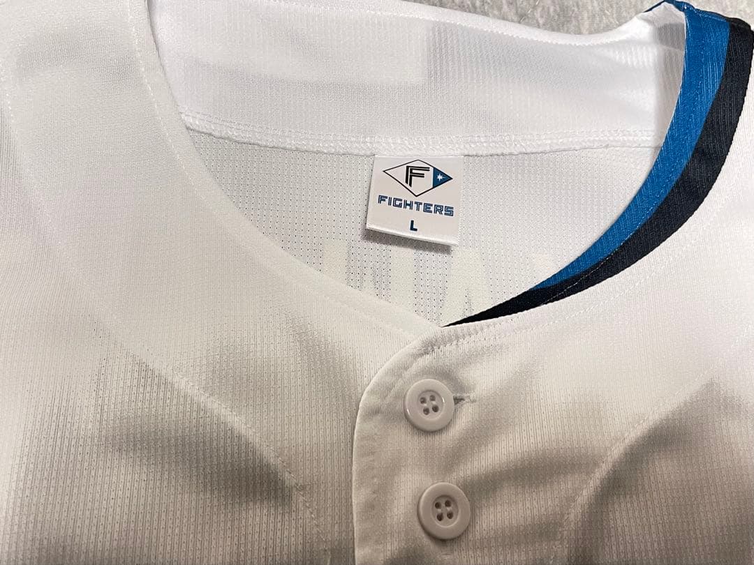 北海道日本ハムファイターズ　上川畑選手　ホームレプリカユニフォーム　Lサイズ