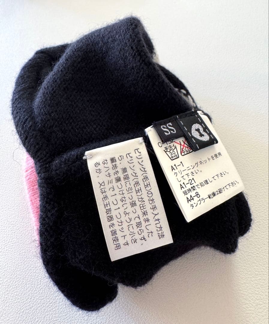 【ほぼ未使用】フィフィ&ロメオ カシミヤ100% ニット＋ボレロセット 黒 SS