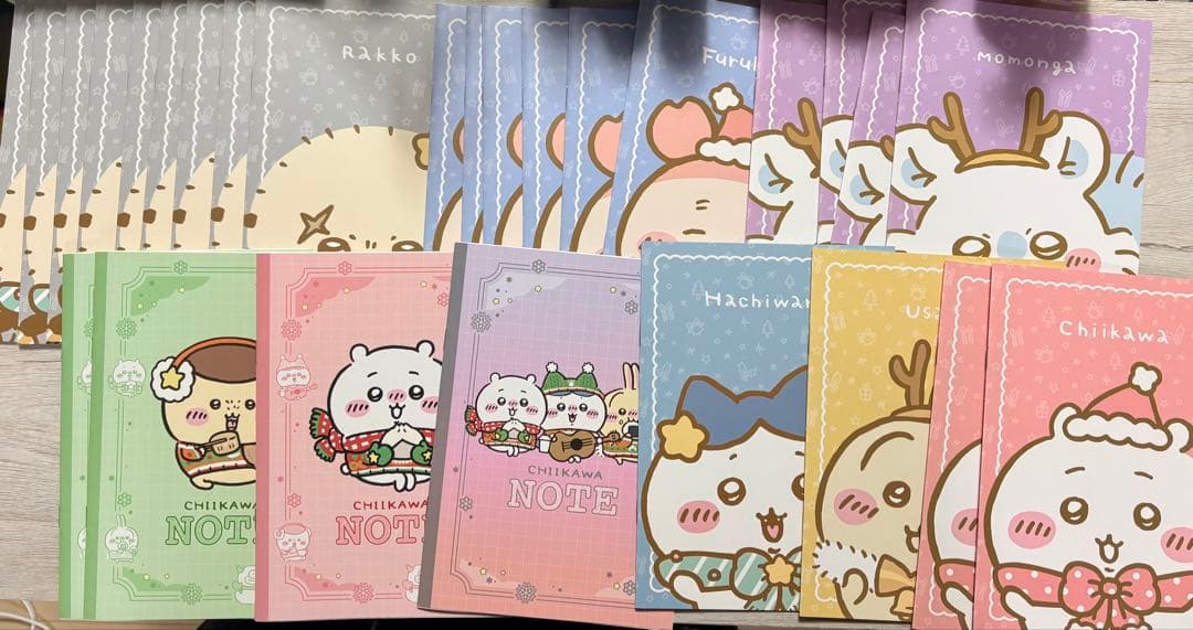 ちいかわ　セブン　ノート　フラットケース　缶ミラー　66コンプリートセット