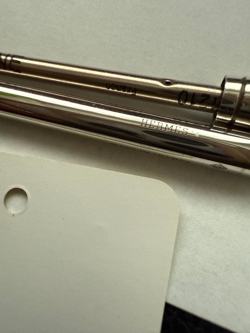 美品☆ケース付　エルメス HERMES スターリングシルバー925 ボールペン