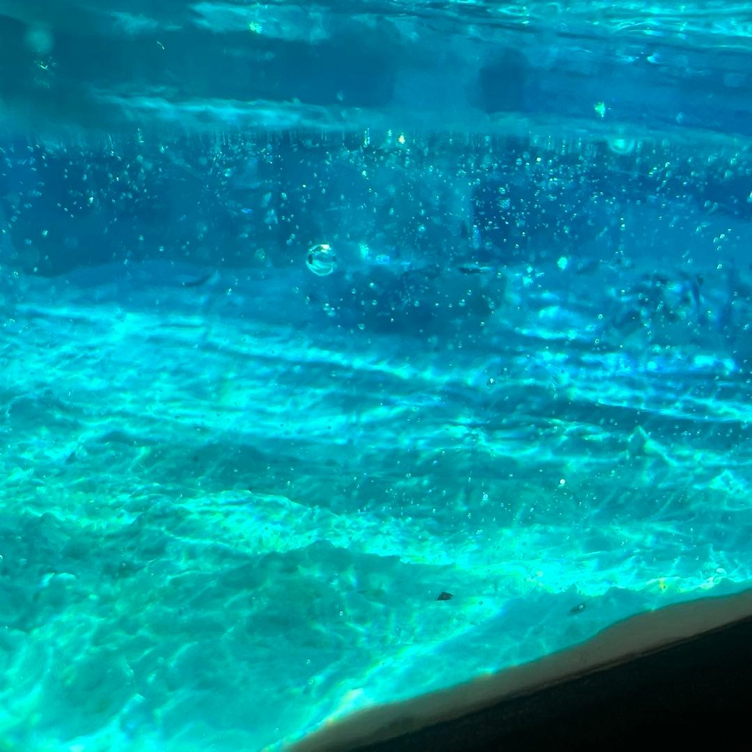 【波紋アート】Real Ocean／立体オブジェ／15cmプリズム×6cm