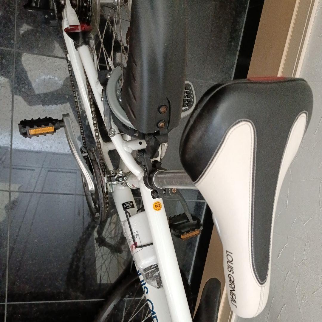 ★引き取り限定★LOUIS GARNEAU 自転車22インチ白
