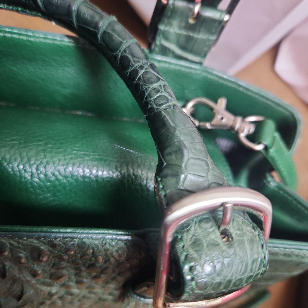 最後のお値下げ！クロコダイル　2wayハンドバッグ