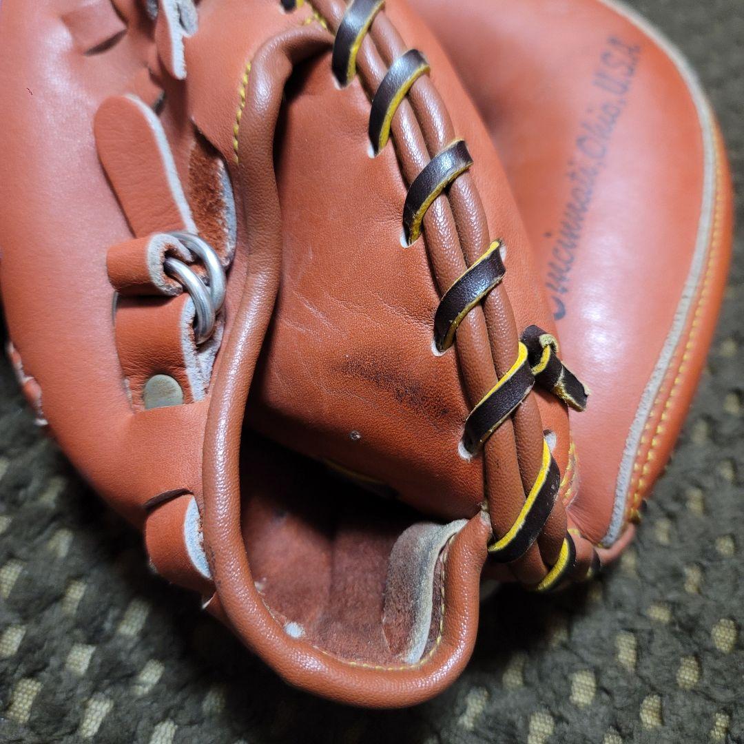 軟式グローブセット 赤・黄・茶色