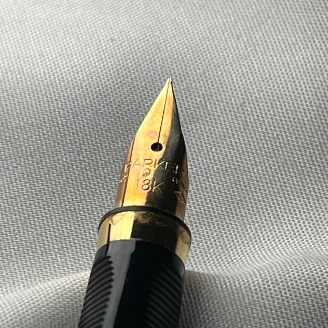 d*7様 【中古】PARKER パーカー 万年筆 18K ケース付き インク付き